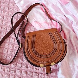 Chloe Marcie Mini Saddle Shoulder/Crossbody Saddle Bag